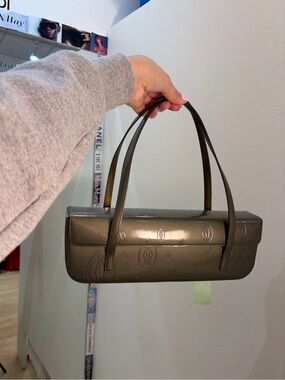 Cartier Patent Baguette Shoulder Bag